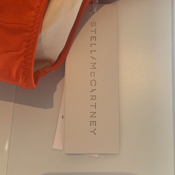 NWT Stella McCartney Draped classic bikini size M orange - Picture 4 of 10